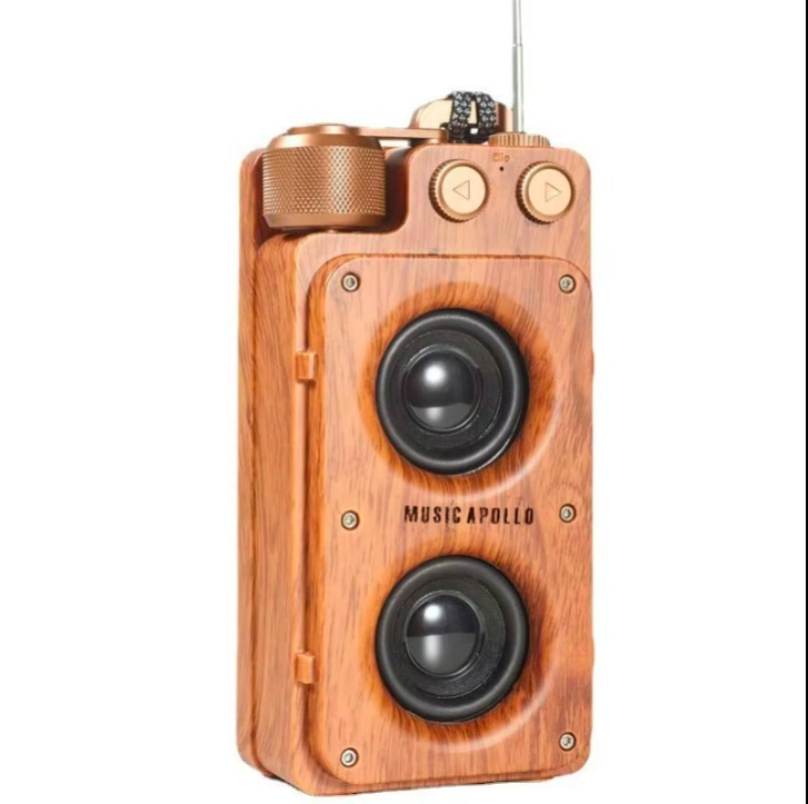 A8 FM Radio Retro Dual Vintage Speaker