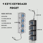 2 Pcs Keyboard Fidget Toy