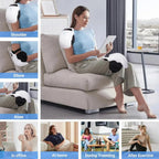 Cordless Knee Massager with Heat Therapy & Red Light