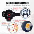 Cordless Knee Massager with Heat Therapy & Red Light