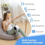 Cordless Knee Massager with Heat Therapy & Red Light