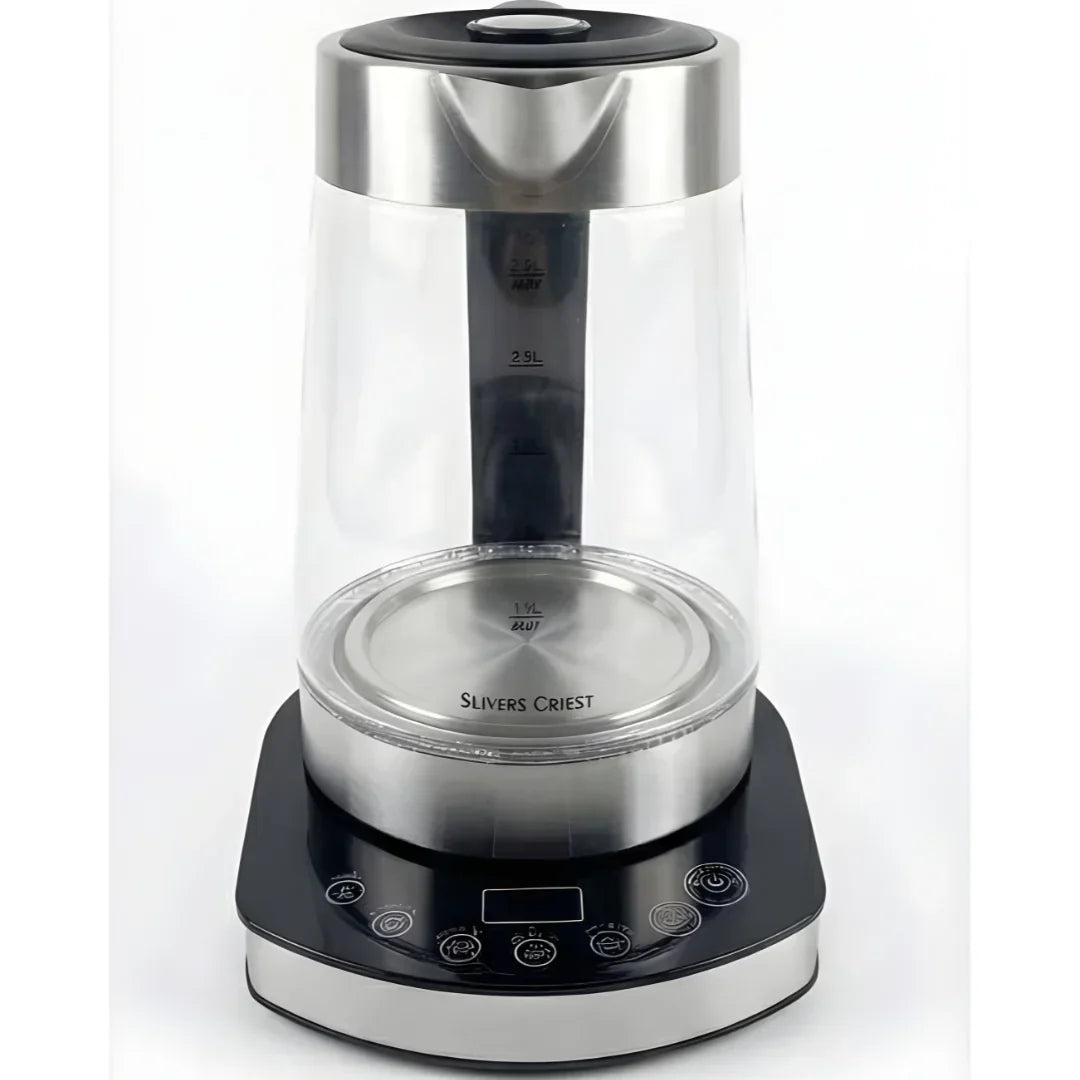 Electric Glass Tea Maker 2.2L Kettle with Infuser - 2800W