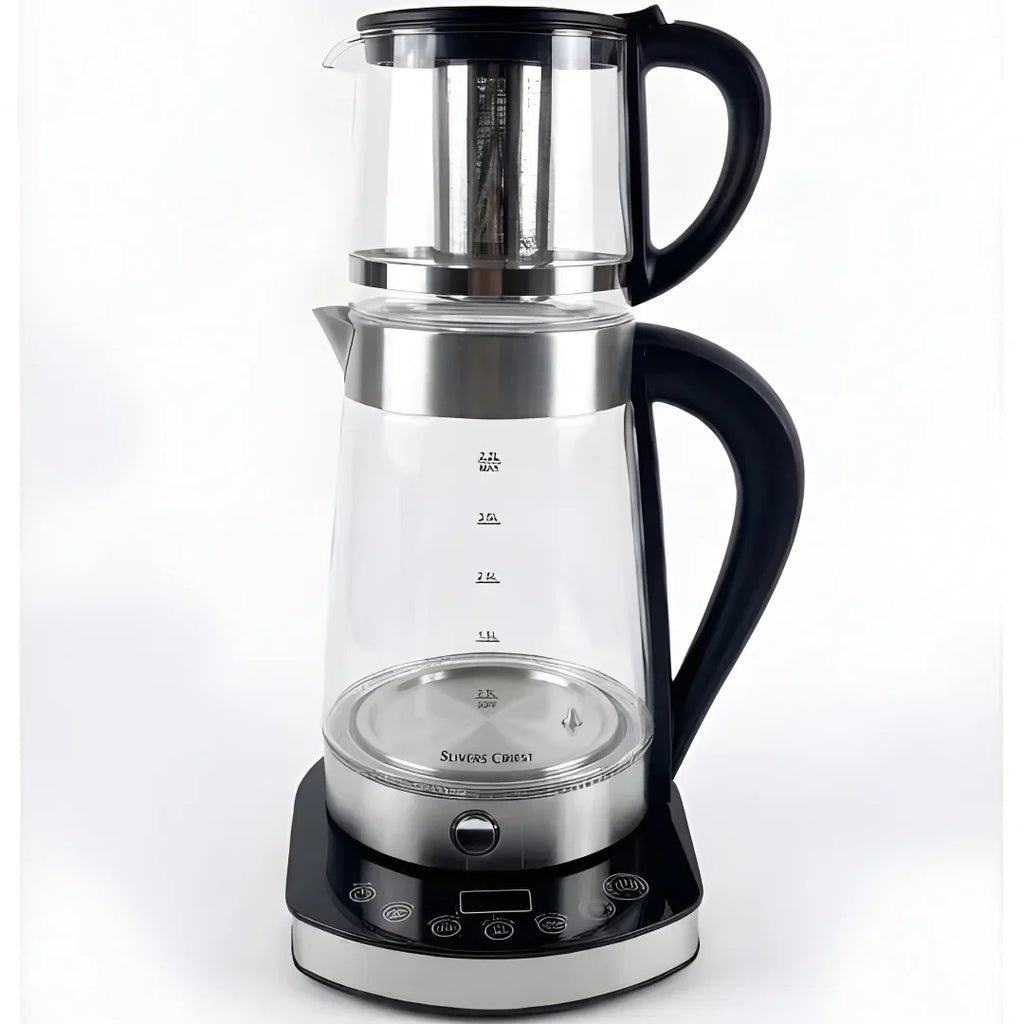 Electric Glass Tea Maker 2.2L Kettle with Infuser - 2800W