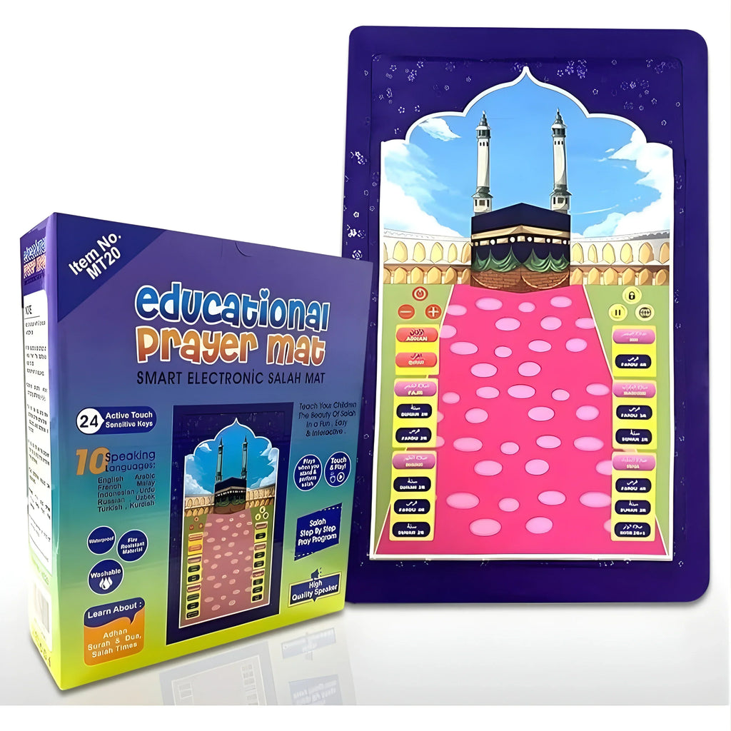 Kids Prayer Mat Electronic Islamic Learning Salah Mat