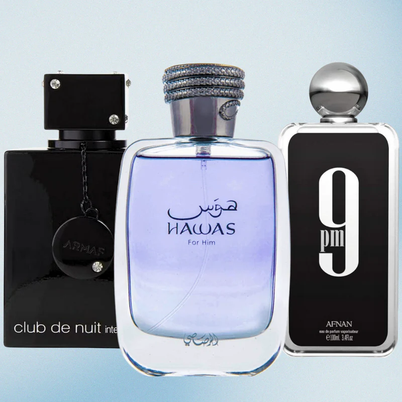Afnan 9PM EDP + Rasasi Hawas EDP 100ml