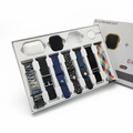I20 Ultra Smart Watch with Earbuds & 7 Interchangeable Straps